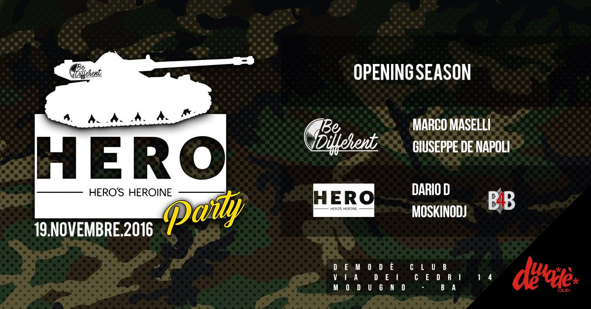 DemodeClub's tweet photo. Sabato 19.11 - #BeDifferent - @herosheroine Party @DemodeClub Info: https://t.co/uO2Ww1aJcZ https://t.co/6zfHqaCZLI