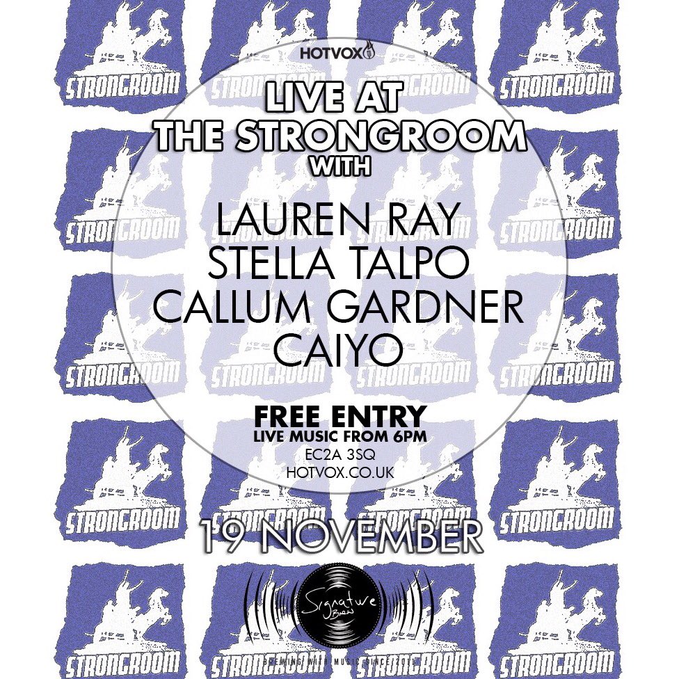 Head to <a href="/StrongroomBar/">Strongroom Bar</a> this Saturday for an evening of great live music! <a href="/Hot_Vox/">HOT VOX</a>