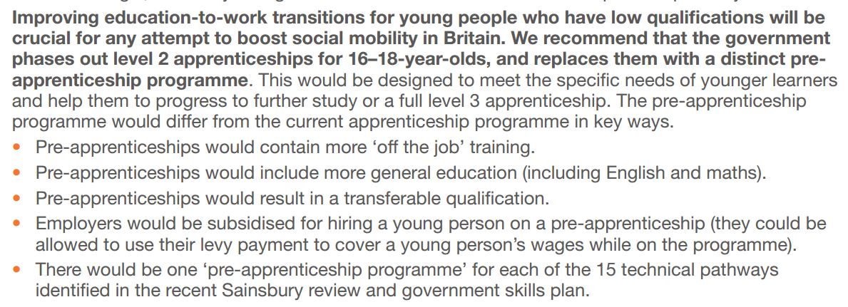 enginuityorg's tweet photo. ICYMI: What do you think of this @IPPR idea for a pre-#apprenticeship programme for 16-18 year olds? https://t.co/Sse6wC73Vt