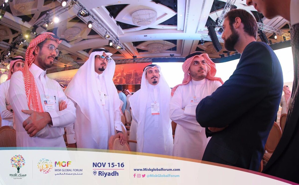 MishariAlsaud's tweet photo. A snapshot of what's going on @MiskGlobalForum .. sharing experiences and learnings #miskglobalforum #mgf2016 #misk @RiyadhShapers https://t.co/SfTMMwyTBP