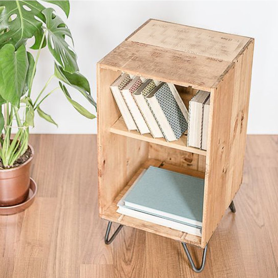 ChateauTourril's tweet photo. #WorldDayRecycling : #DIY and eco-sustainibility: Recycle wine wooden boxes into beautifull nightstands. #MadeAnew #winelovers https://t.co/g6XFSxiXba