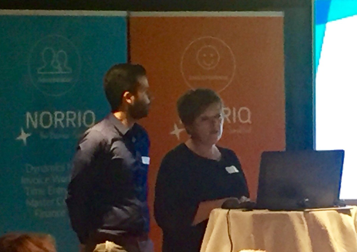 Our colleagues Inge and Silvio demo the new Microsoft Dynamics NAV 2017