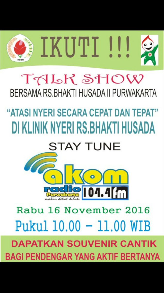 stay tune <a href="/akom_radio/">Akom 104.4Fm Pwk</a> purwakarta bisa gabung on air 0264-8305595