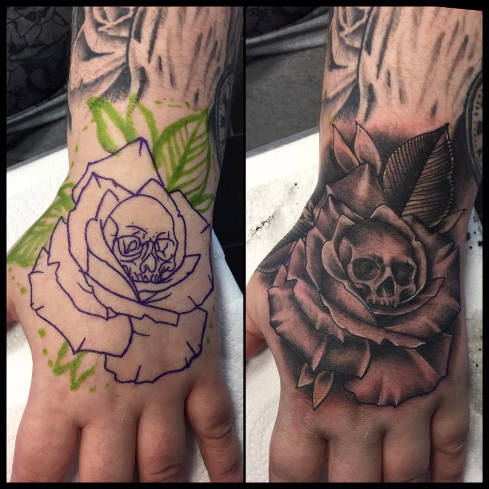 SMTattooCompany's tweet photo. Thankyou Phil Dams, Jack enjoyed doing this little piece yesterday👌🏻#smtc #selfmade #uktattooist #mike13tattoo #13machines https://t.co/cvUx5wR3Oi