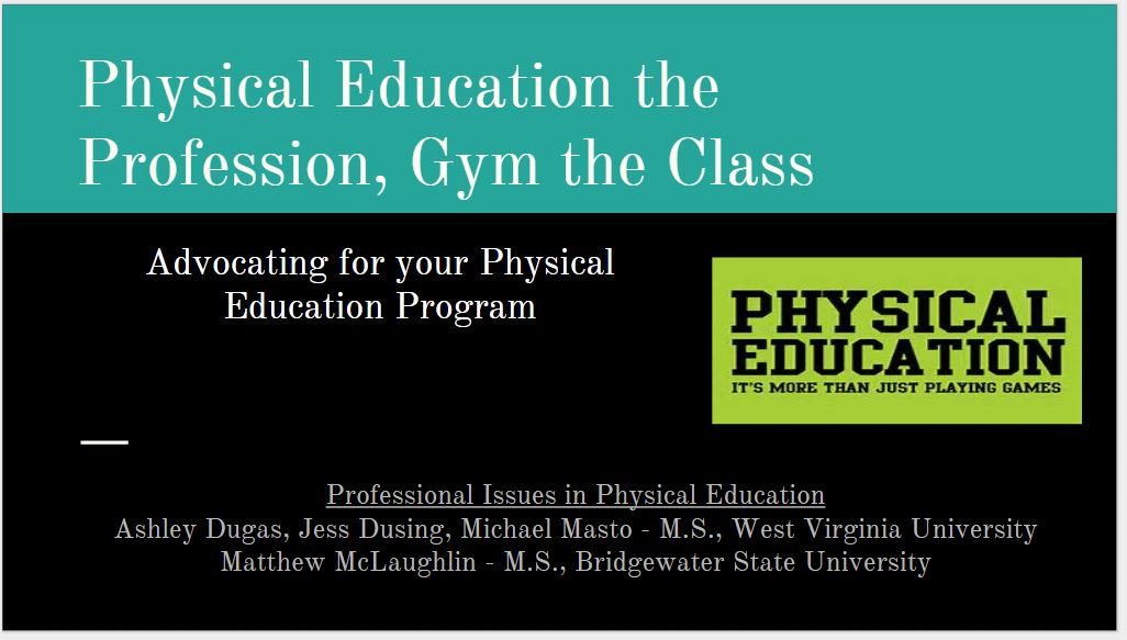 CoachMastoPE's tweet image. docs.google.com/presentation/d…

MAHPERD Presentation, Physical Education the profession. Gym the Class. #MAHPERD16BeHealthy