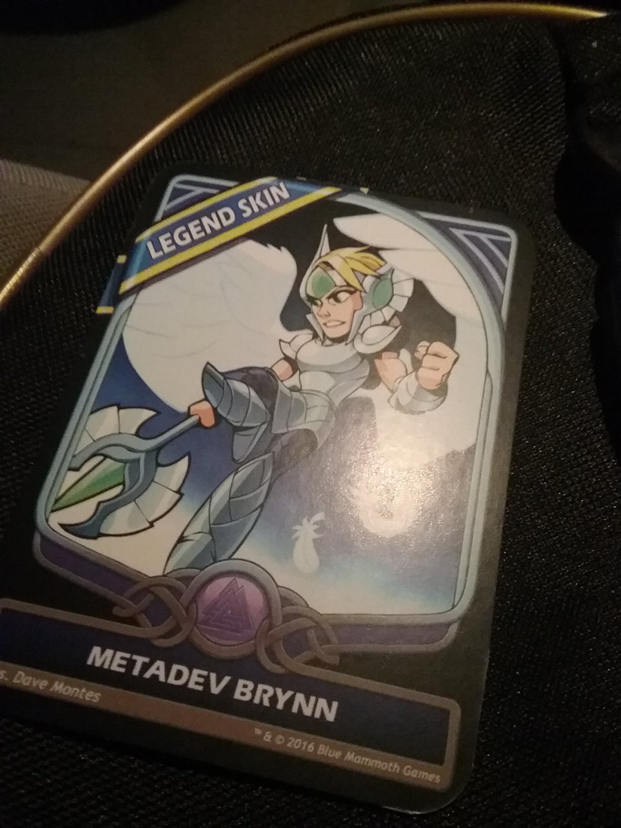 BrawlLeague's tweet photo. Giveaway! Retweet this and follow @BrawlLeague to be entered to win the new Metadev Brynn skin! You have until after the patch on Wednesday https://t.co/xorch1WHSI