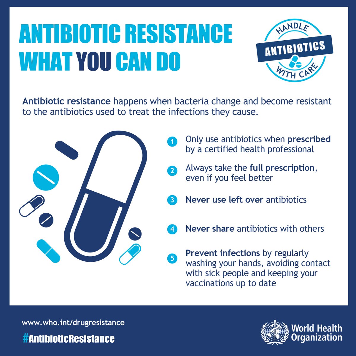 Did you know that this is World Antibiotic Awareness Week? Learn more and spread the word: bit.ly/2fbzIHB