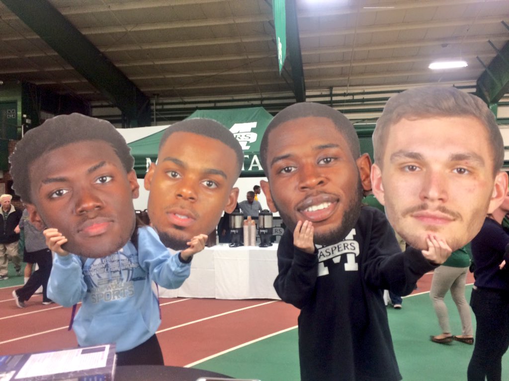 #JavaWithTheJaspers right now in Draddy!!! Your men's basketball team vs. Winthrop starts at 8:45 AM. Join us for coffee and muffins!