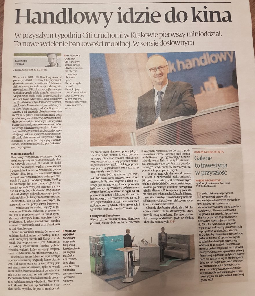 Citi_Handlowy's tweet image. Małe, inteligentne, wielofunkcyjne... Ruszamy z nowym projektem #SmartMini o którym napisał już @Cashless.pl oraz @puls_biznesu