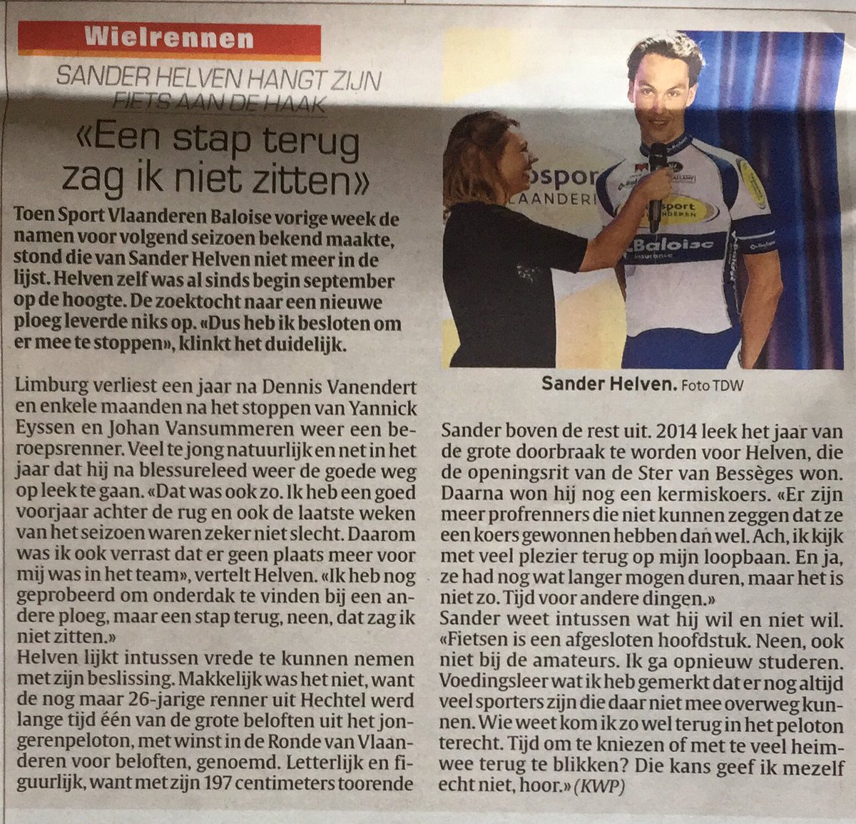 Sander Helven (@helvens) on Twitter photo 