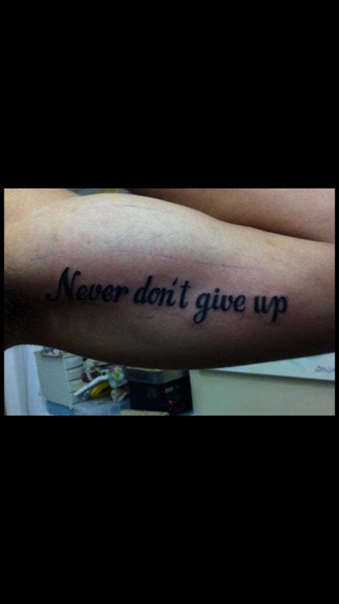 spike_osullivan's tweet photo. Just on my way back to Dublin for training new #tattoo #NeverDon'tGiveUp 💪👊 https://t.co/VWq261MM2q