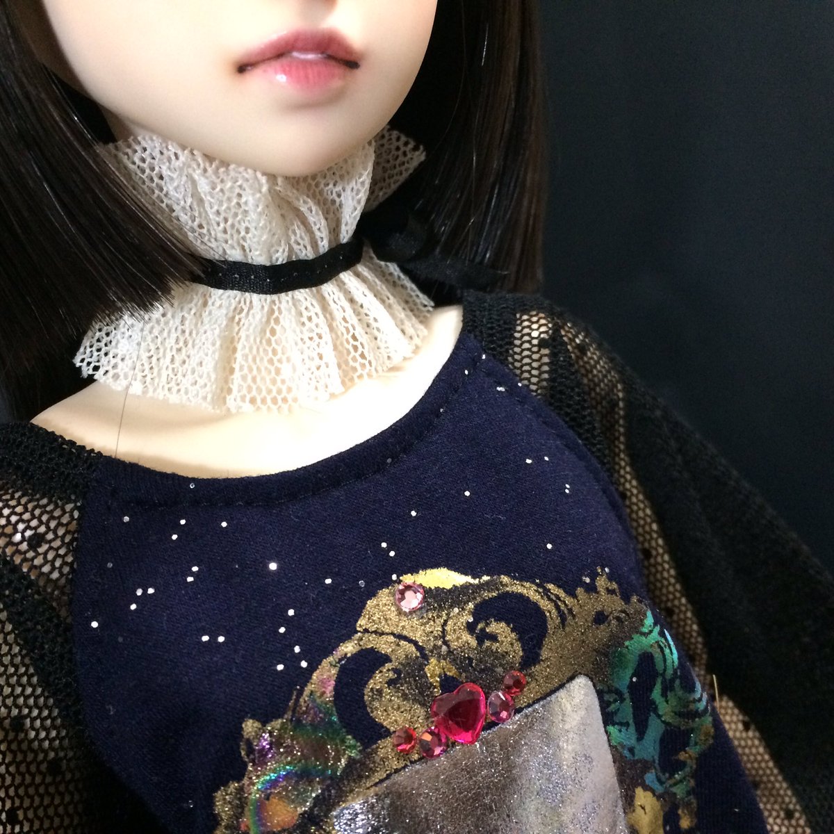 BJDdoller's tweet photo. 西織さんのメイクWSに参加しました。
萌黄��ゃんも淡い感じになったかな？
寝転ばせたりするとほんのり口を開いた様に見えます。
(唇の中に白を少し入れました)
#Tourbillonワークショップ #ビジュアドール #visuadoll https://t.co/Yjc2C5rSpj