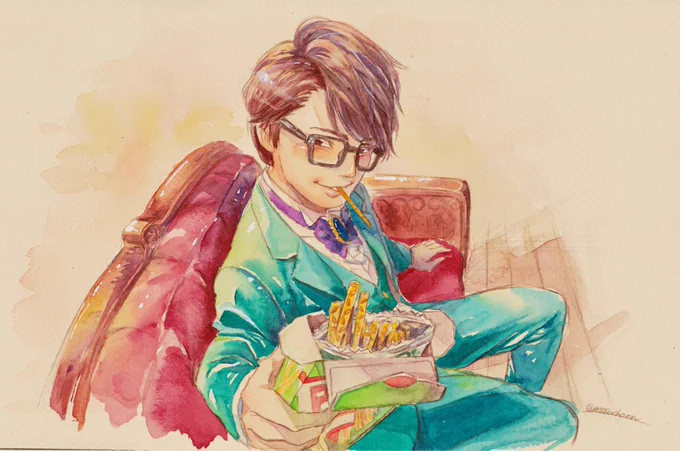 「…あ、はへはふ(食べます)?」

今日も皆様お疲れさまでしたなプリッツどうぞポラさんw
(なんとかの日はとっくの昔に終わったけど気にしないでほしい) 