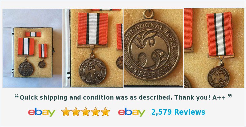 Seanyoldboy's tweet image. #MultinationalForce&amp;amp;Observers #MFOMedal Set #MFO #Israel #Egypt Peacekeeping ebay.com/itm/Multinatio…