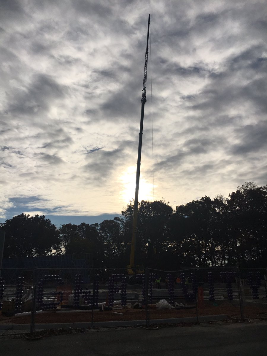 NativityVision's tweet photo. #wedignativity Crane on site! @nativitypastor @churchnativity https://t.co/rV6R3hHA4h