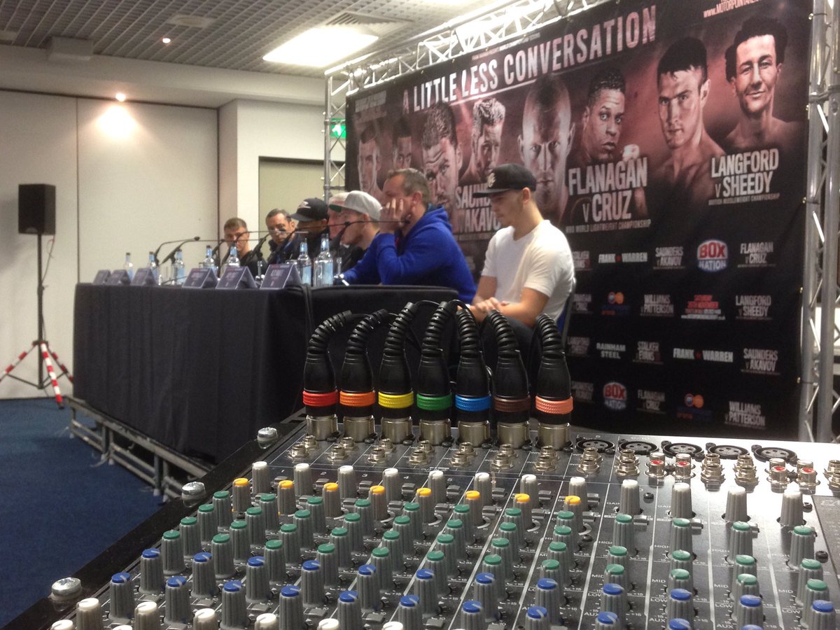 Ringcraftboxing's tweet image. In full swing and here we go @frankwarren_tv presser! #boxing #ALittleLessConversation 👊🏼