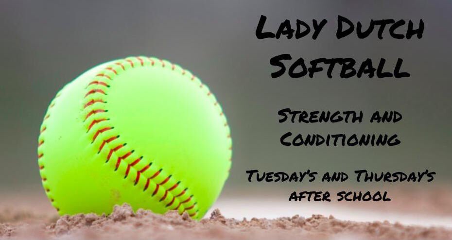 PellaSoftball's tweet photo. Lady Dutch Softball we will begin having strength and conditioning Tuesday and Thursday's after school! #yeahdutch https://t.co/ptpcKiHFFc