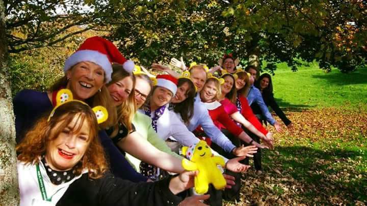 TheSoundCouncil's tweet photo. @BBCCiN our photoshoot for our Christmas single released for Children in Need #wedontneedsnow https://t.co/GhFj63Ma4G