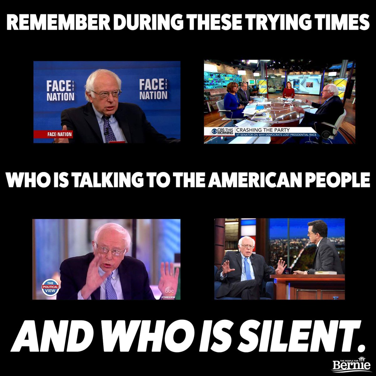 People for Bernie tweet media