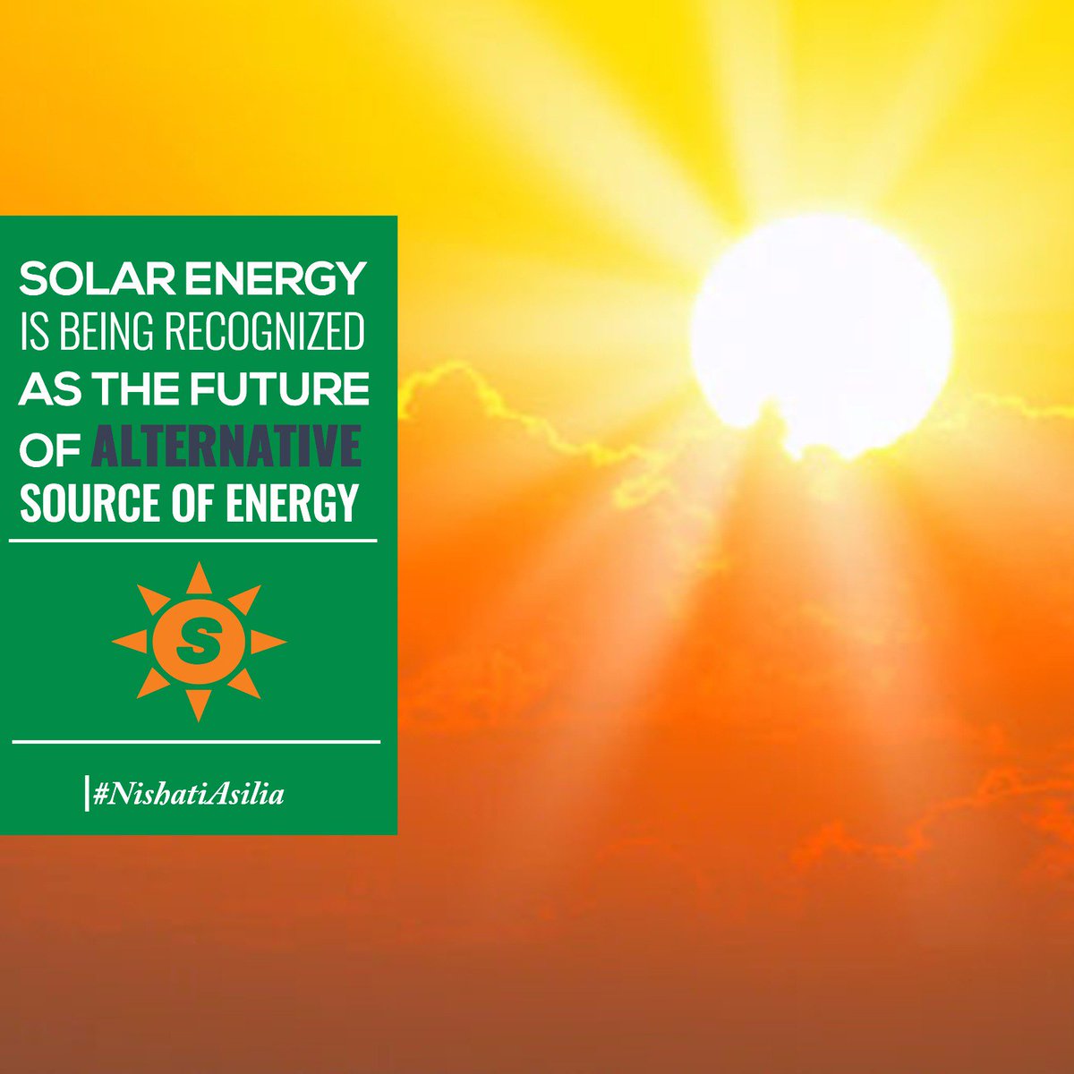 spowerTz's tweet photo. Sunlight is always means source of energy 
#spower_solutions
#spower https://t.co/ONSBc8erD9