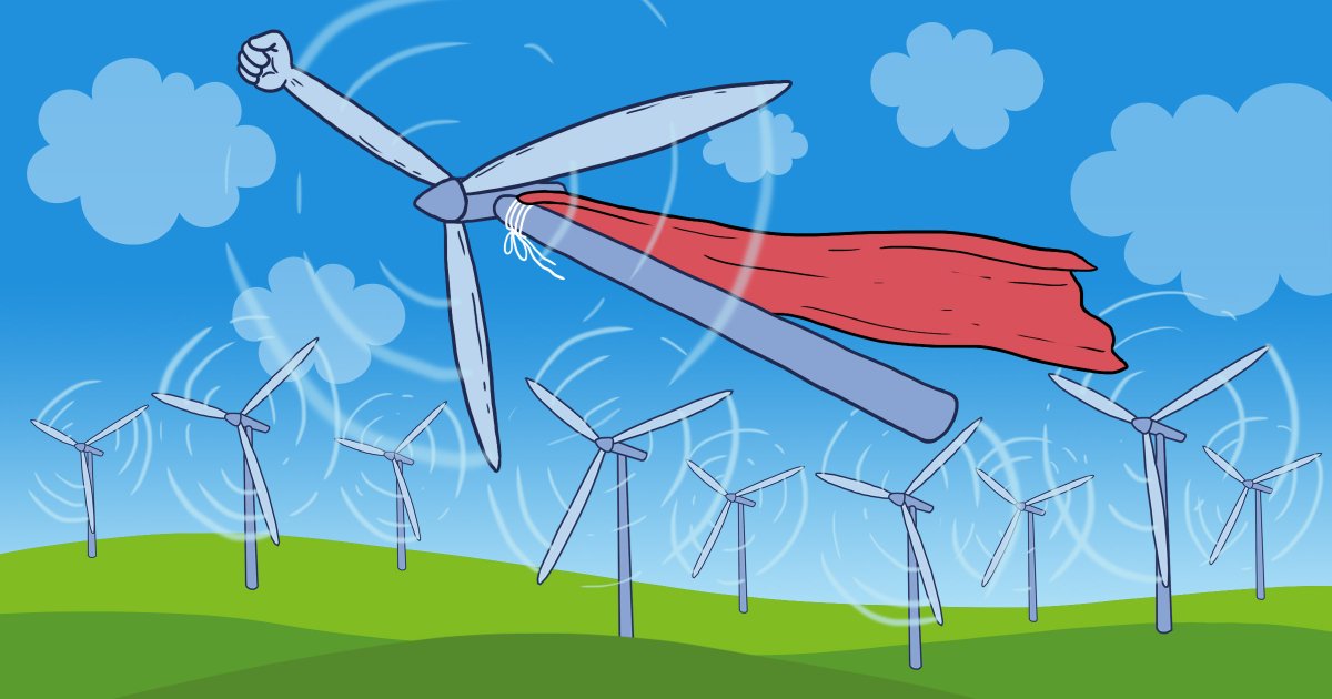 Did you know that onshore wind will be the cheapest source of electricity by 2020?! Find out more here > bit.ly/2exIeEv