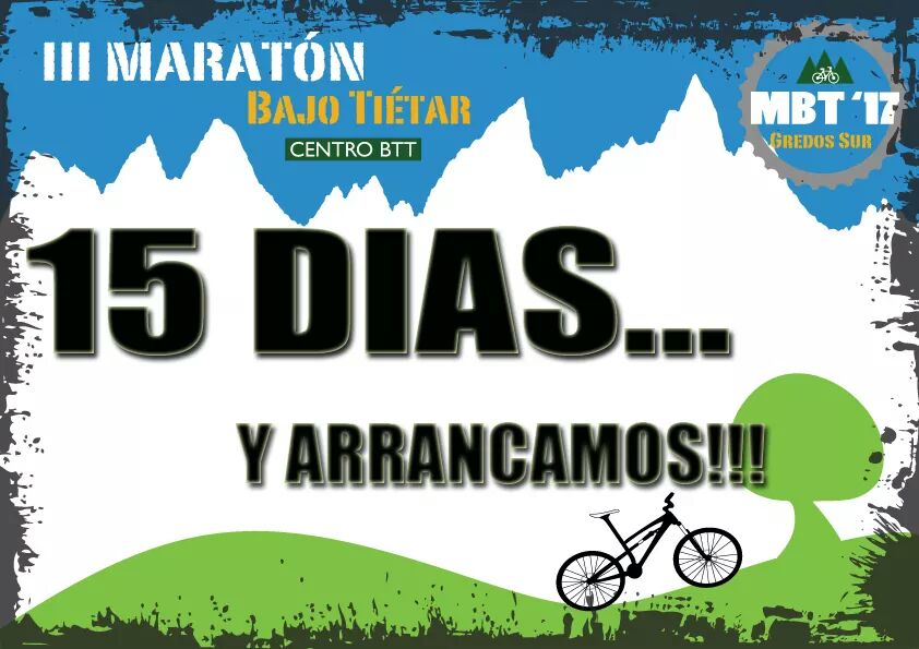 Centrobtttietar's tweet photo. III Maratón Bajo Tiétar - Gredos Sur 22-04-17 Candeleda #MBT17
Recordar!!! 1 de Diciembre abrimos inscripciones!!! https://t.co/7oJqMUzj8Y