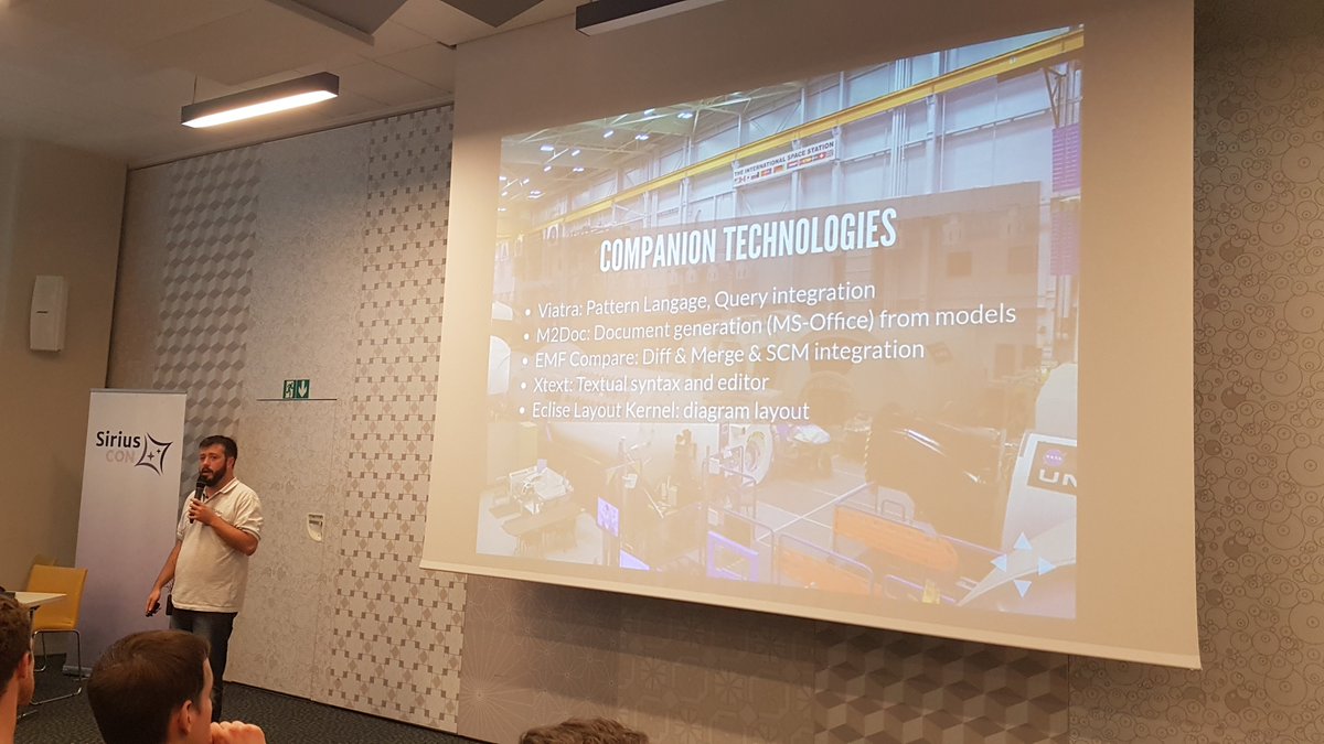 IncQueryLabs's tweet photo. #VIATRA as companion technology at #SiriusCon @EclipseSirius https://t.co/8OSkZu98tr