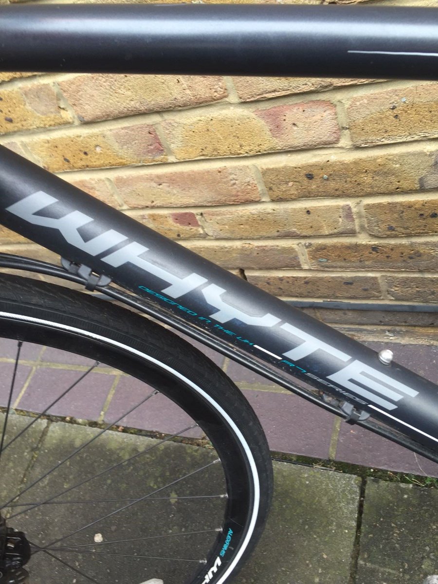MPSHackney's tweet image. Bespoke ladies cycle just found with prolific thief – grey ‘Whyte’ model. If your owner/know them, tweet us or call 101 immediately #GDSAC