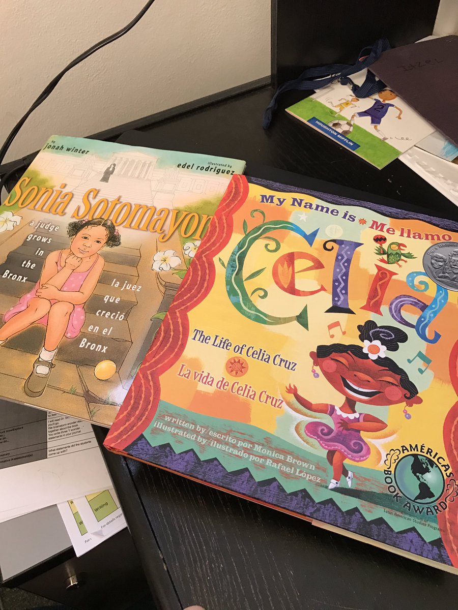 mayojenn27's tweet photo. So excited to read these bilingual books to my students! Multilingualism is a superpower. #tfa2016 #bilingualeducation https://t.co/4Sz6uxeP7U