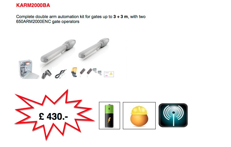 techvisionltd1's tweet image. great price on gate automation