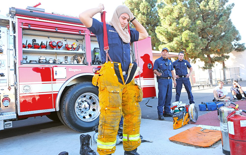 Firefighting program at high school gives students hands-on training bit.ly/2fVpfkZ