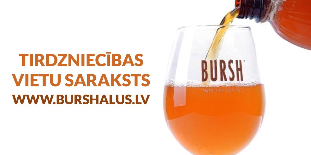 Mums nav senu tradīciju, bet mēs darām labu alu!
BURSH alus tirdzniecības vietas meklē burshalus.lv