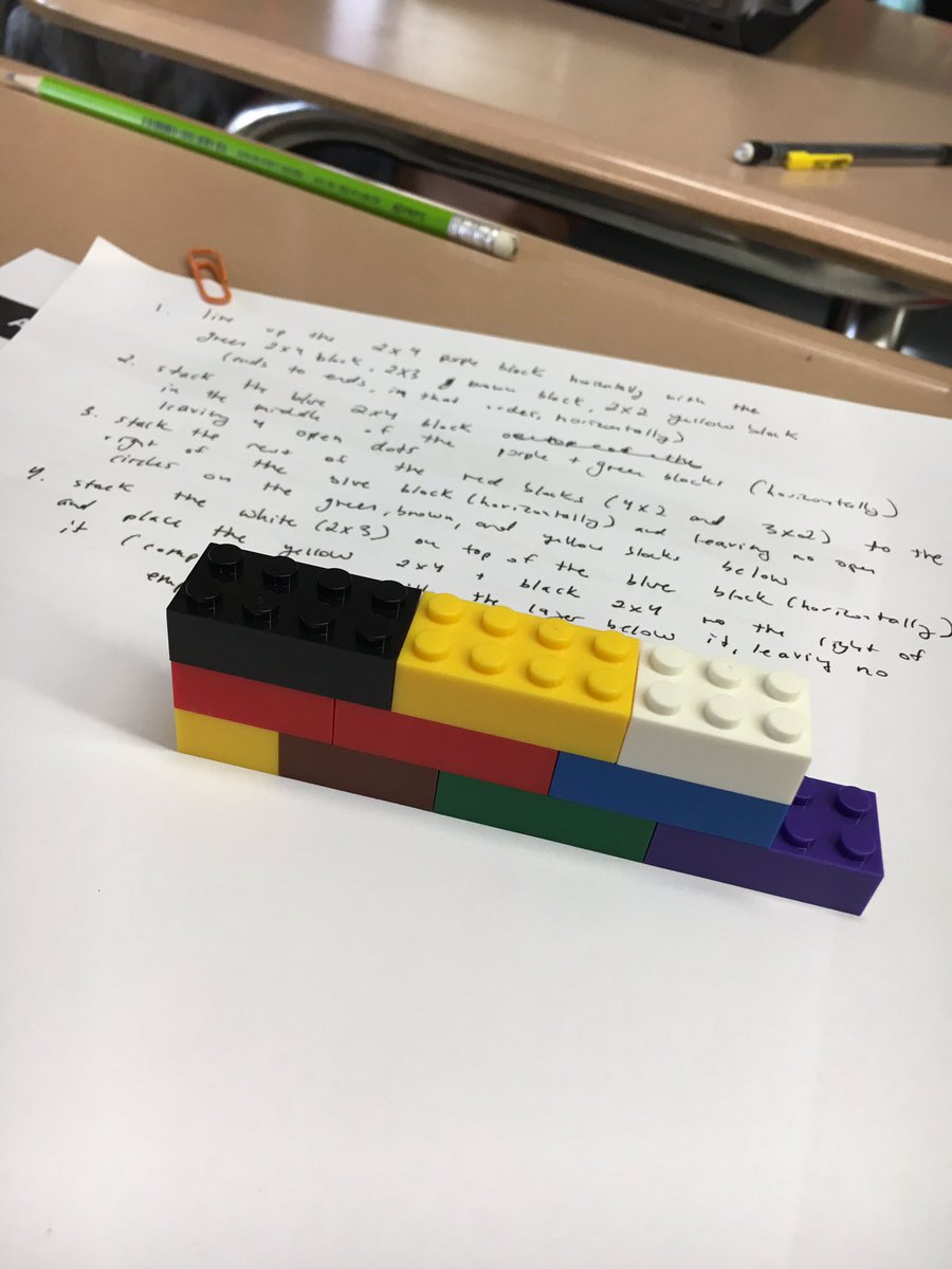 MsMacaro's tweet image. Exploring the important principle of programming using LEGO blocks! #CSP #introtoprogramming #MTPSpride