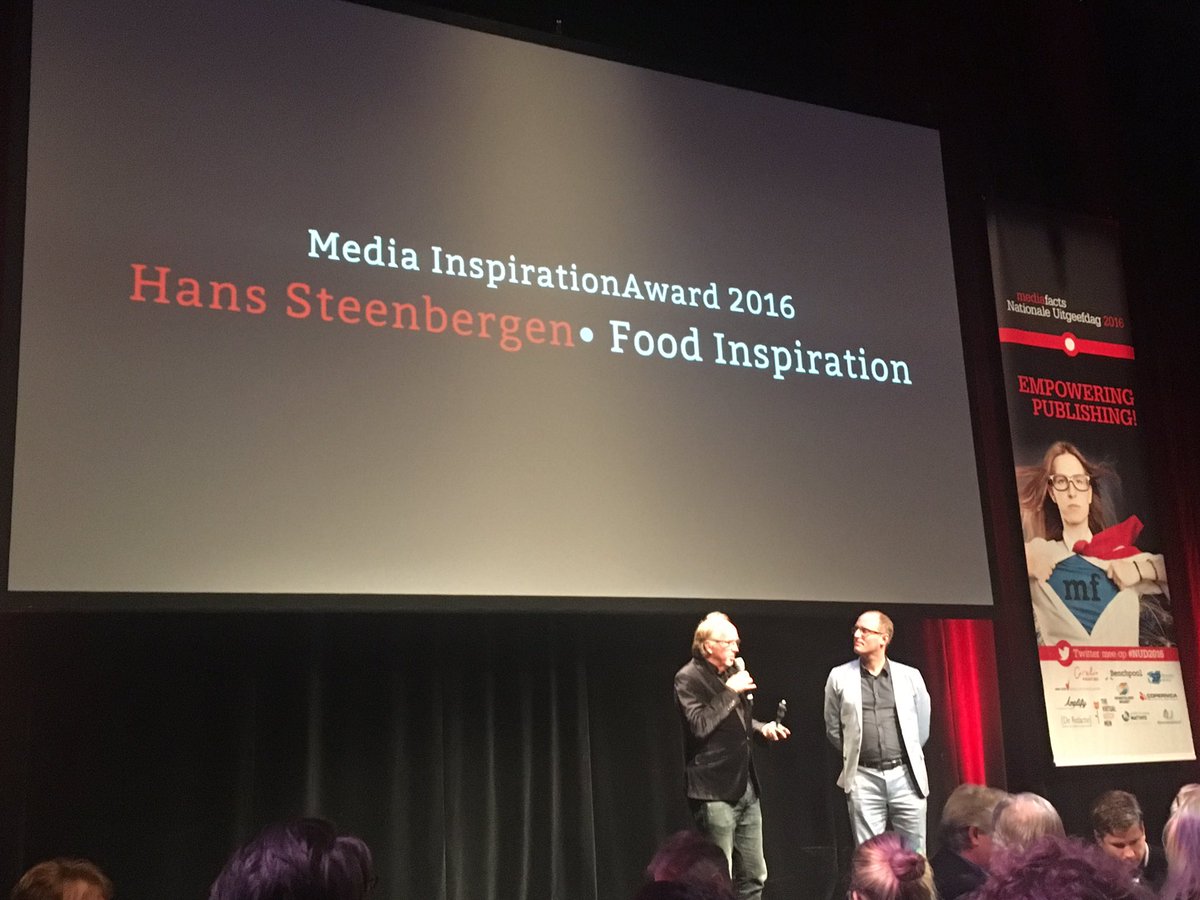 Wow just wow! We hebben zojuist de Media Inspiration Award 2016 gewonnen! Wat zijn we trots! #nud2016