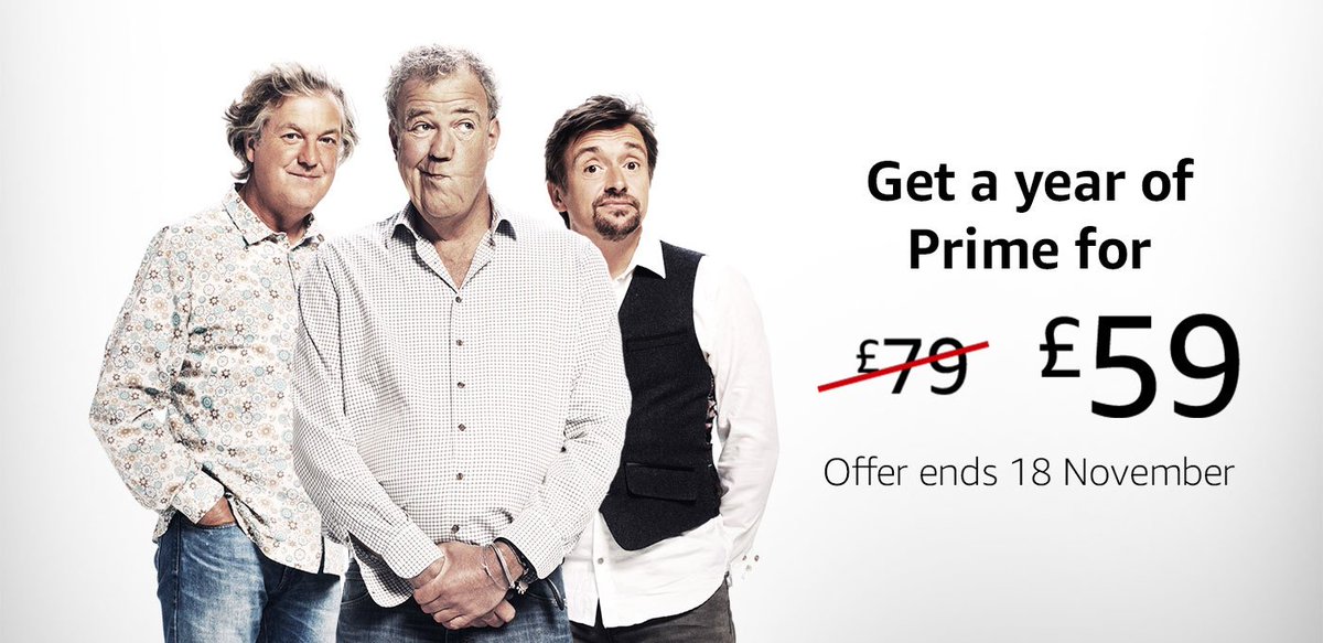 DealableUK's tweet image. ENDS FRIDAY Sign up with a new email to get £20 off a year of Amazon Prime NOW £59 amzn.to/2fuDHBU