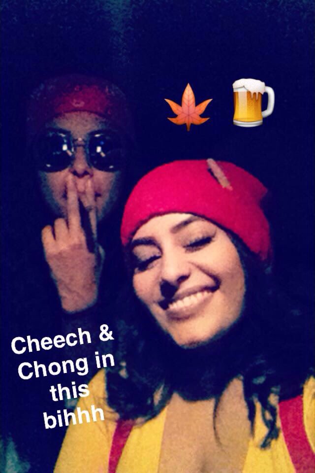 GinaPrincesss's tweet photo. #TakeMeBackTuesday #halloweencostume #cheechandchong #stoned #asf #blunts  #fordayyyyysssss #420 #greatvibes https://t.co/ZXM2t0IHwP