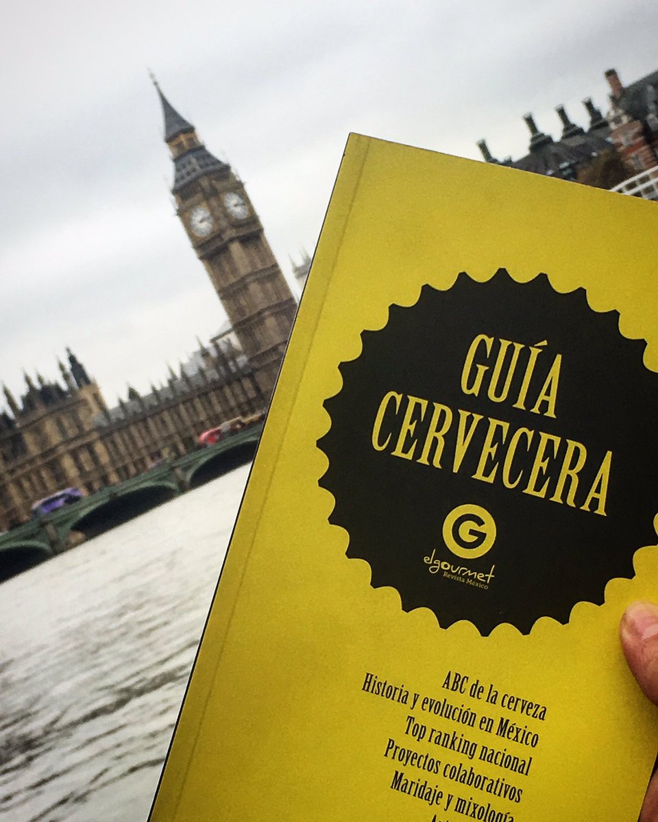 gourmetdemexico's tweet photo. La #GuíaCervecera viajó hasta Londres. Cheers! 🍻 RT si ya tienes la tuya. https://t.co/qzaPpzR3yR