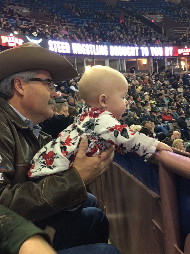 Annie is tired after her 1st <a href="/cfredmonton/">#CFR</a>! I was so thankful to have my little girl with me this year!