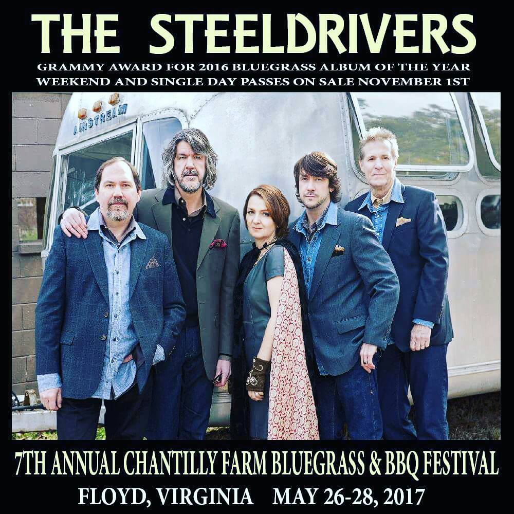 VisitFloydVA's tweet photo. So excited to be hosting GRAMMY winners, @SteelDrivers at #chantillyfarm in May! Tixs at https://t.co/ILnxYWSvPr #bluegrass https://t.co/MIEXH751Ed