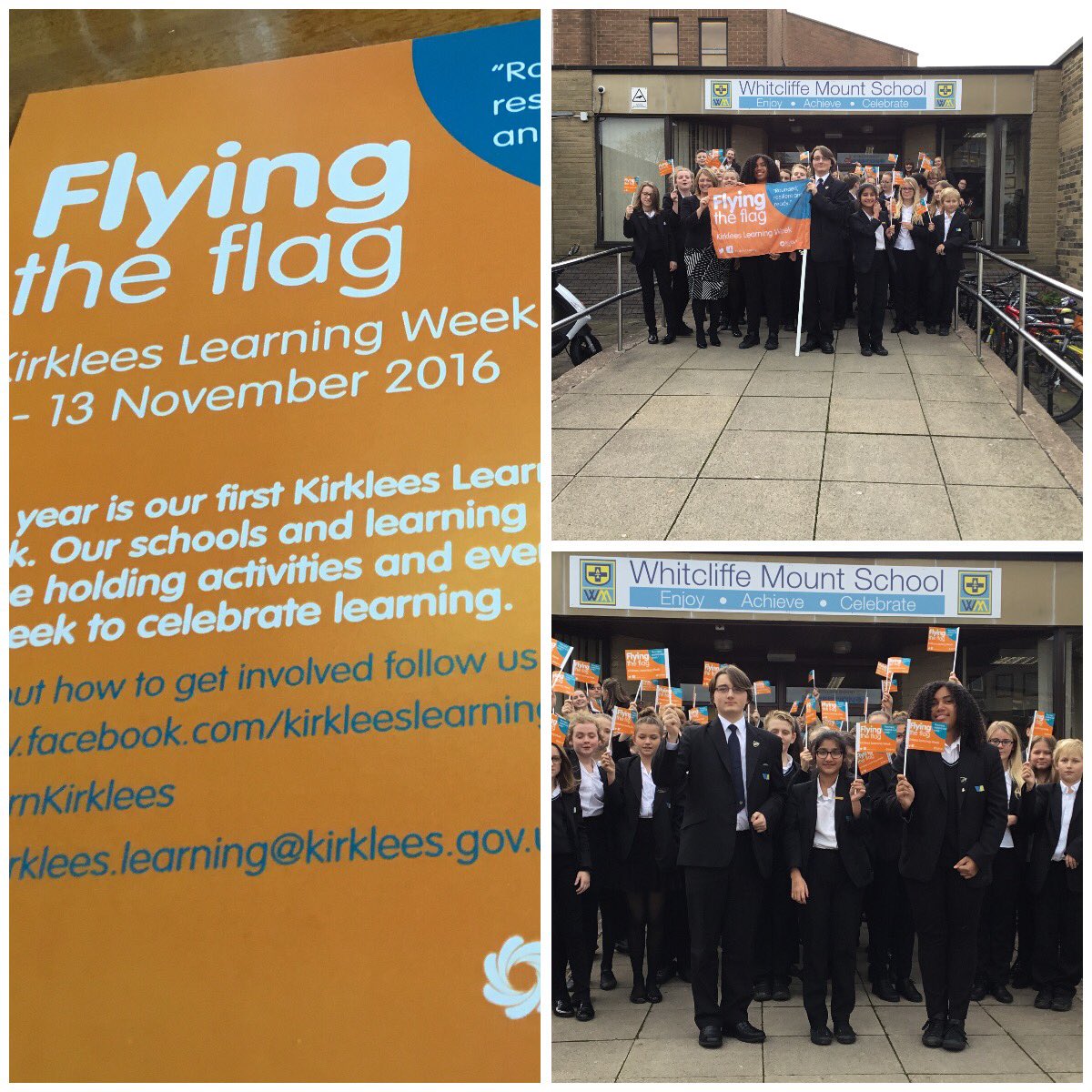 #Proud of our Student Leadership team for flying the flag for @LearnKirklees as part of Kirklees Learning Week.