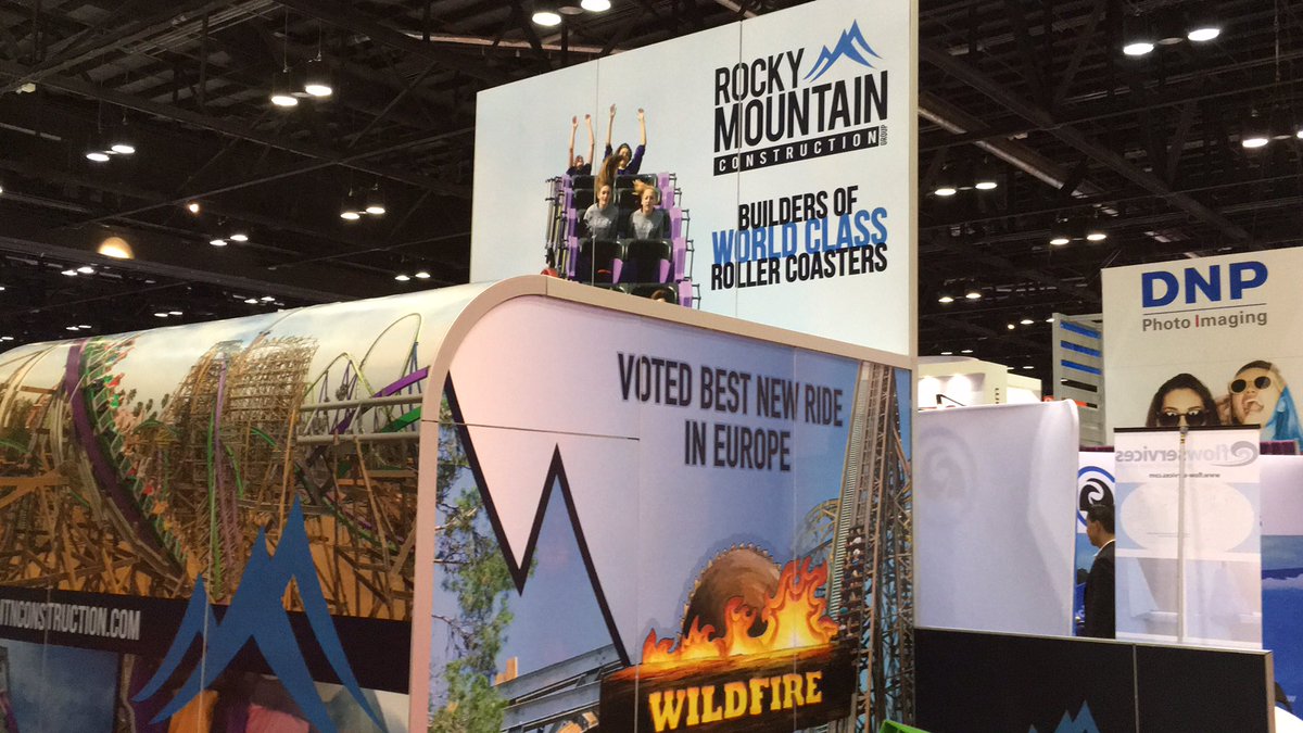 ThemeParkReview's tweet image. We are big fans of Rocky Mountain Construction! RT if you are too! #IAAPA2016