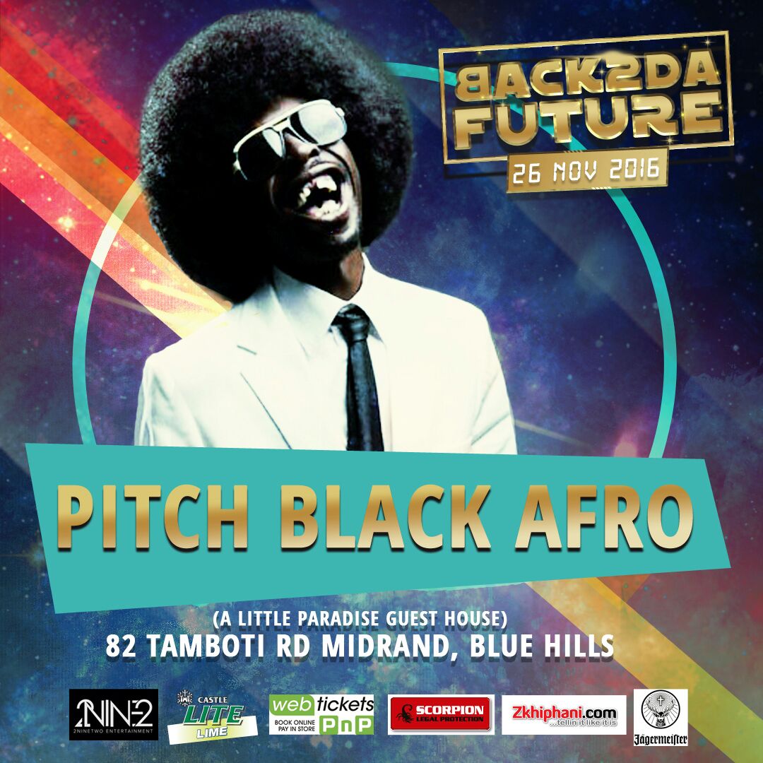 Ludz_SA's tweet photo. Guys... Pitch Black Afro πππππ yizo lezo!!! #Back2DaFuture #B2DF16 π₯π₯π₯ https://t.co/YGZWTErprk