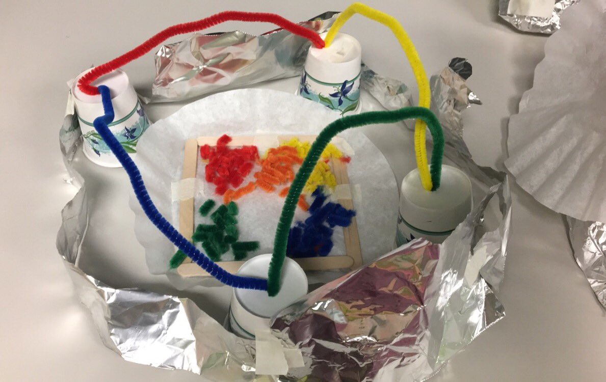 One of my favorites so far! Complete with tiny tomatoes and a green house! #meekersmakers #wcemakerspace ☺️