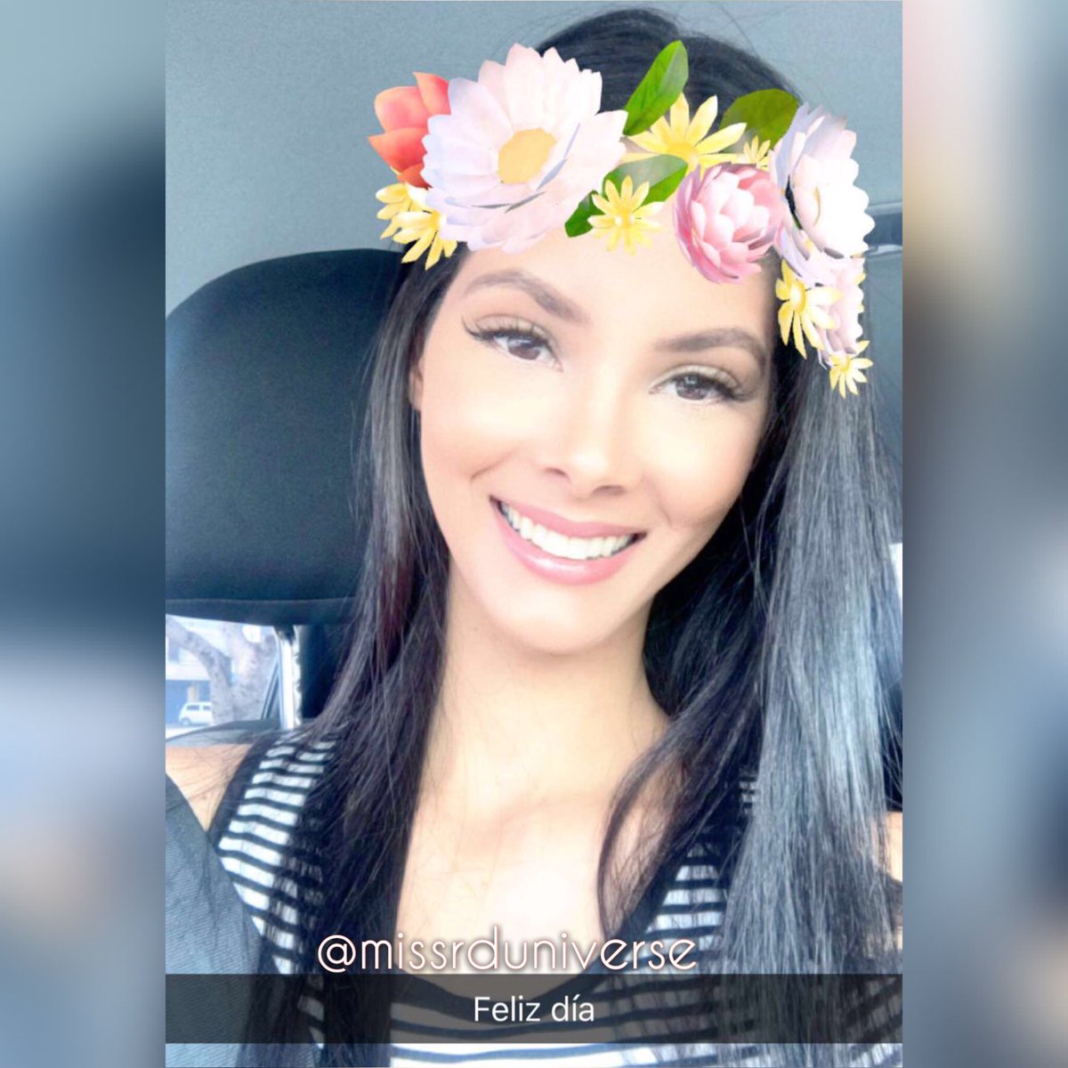 missrduniverse's tweet photo. @salgarcia1 #missrepublicadominicanauniverso2016 les desea Feliz día! #missrduniverso2016 #mrdu #missuniverse https://t.co/mybrqwPnyI