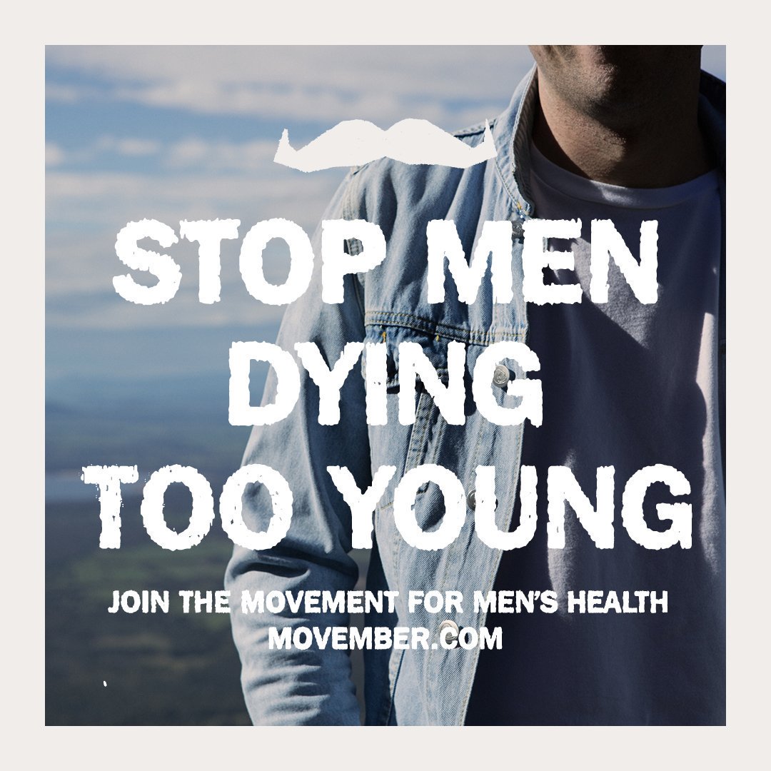 Join the fight at Movember.com   and sign up or donate to help #stopmendyingtooyoung #movember <a href="/MovemberUK/">Movember UK</a> Half way there!