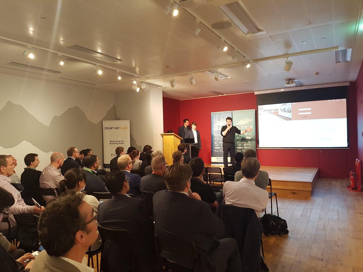 hackpartners's tweet photo. Now on stage Haggle!!! #HackTheRails https://t.co/0CuXHXfo0B