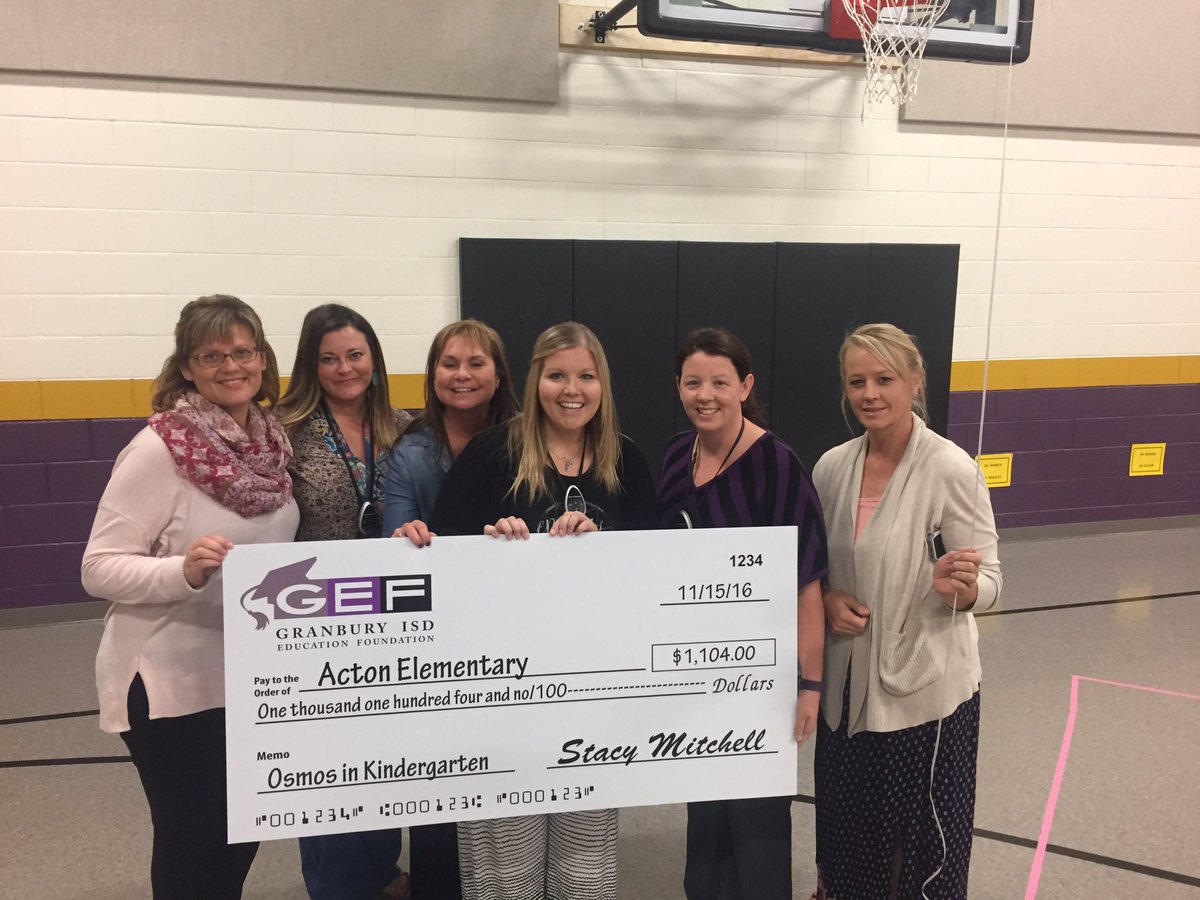 Thank you, GEF!! We are so excited! @TinaSmithAES @serenaby1 <a href="/amanda_mcclaran/">amanda mcclaran</a> <a href="/kellyluckieAES/">Kelly Luckie</a> <a href="/AngieGilliamAES/">Angie Gilliam</a>