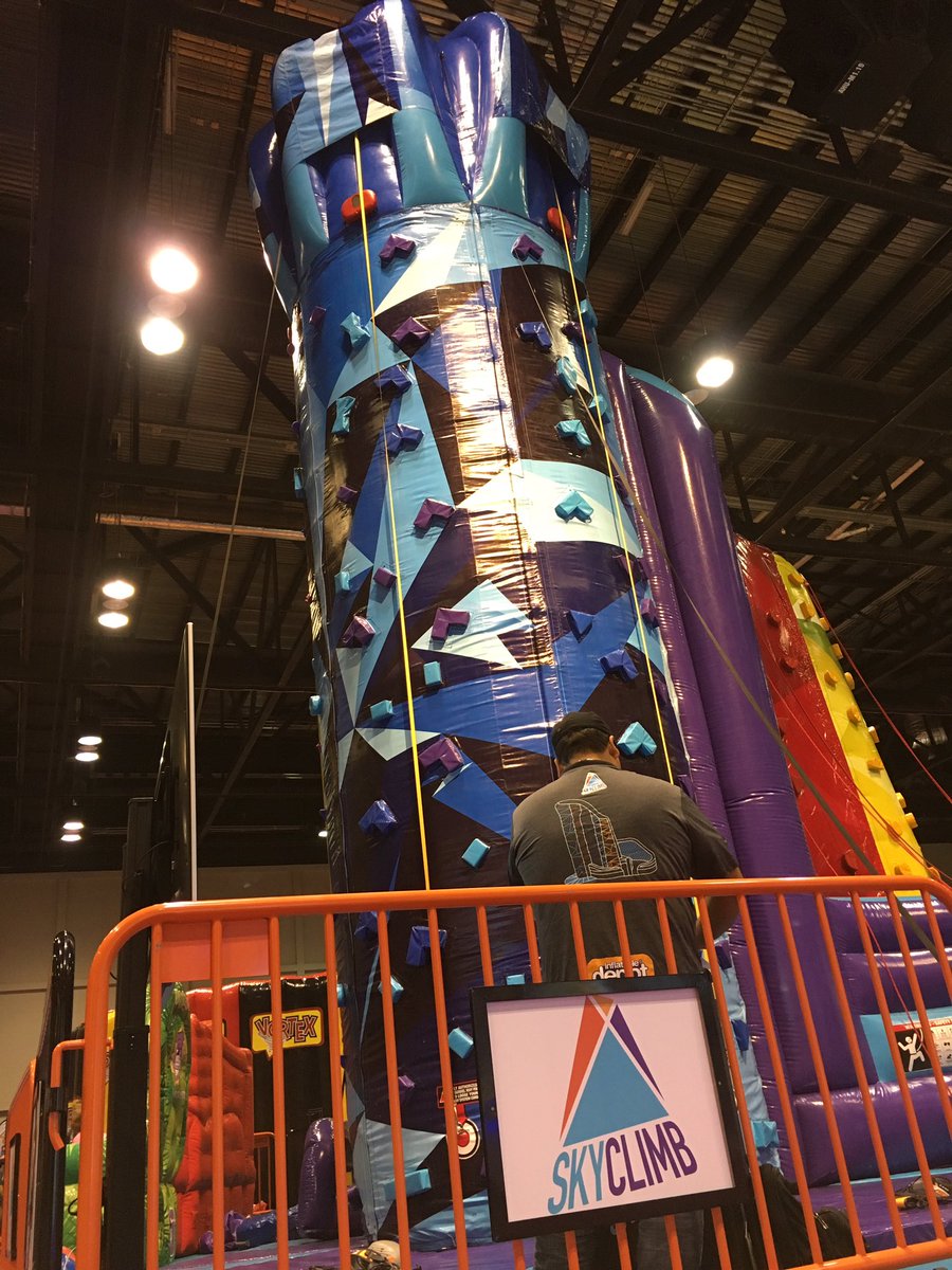 ThemeParkReview's tweet image. Inflatables are always in abundance here at #IAAPA2016. The biggest and newest are on display.