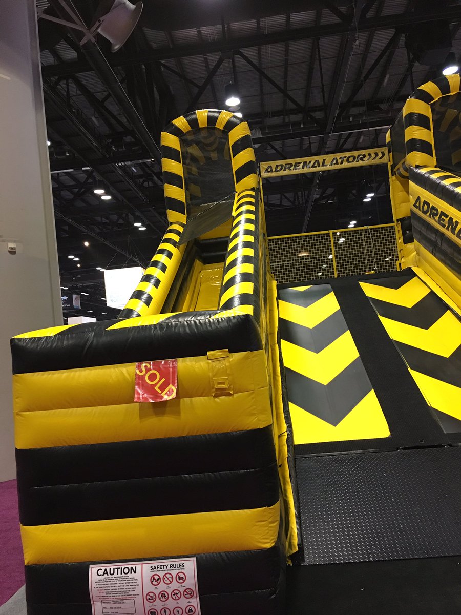 ThemeParkReview's tweet image. Inflatables are always in abundance here at #IAAPA2016. The biggest and newest are on display.