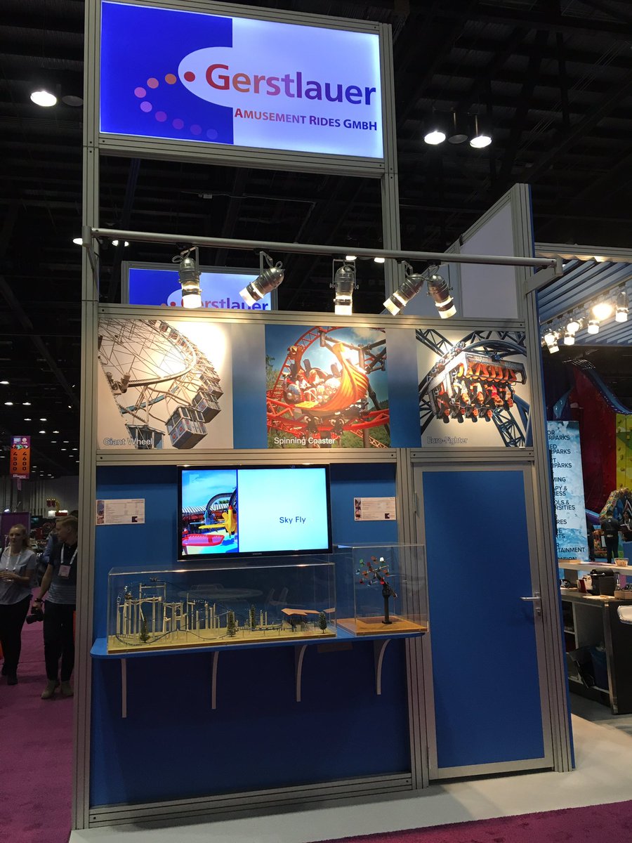 ThemeParkReview's tweet image. Gerstlauer always makes some "twisty" rides! #IAAPA2016